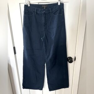 Banana Republic Dark Blue Flare & Wide Leg Jeans